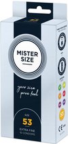 MISTER.SIZE 53 mm Condooms 10 stuks - Drogist - Condooms - Drogisterij - Condooms