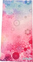 Sankalpa® Eco Bandana Dames - Mondmasker - Nekwarmer - Haarband - Bandana roze - blauw