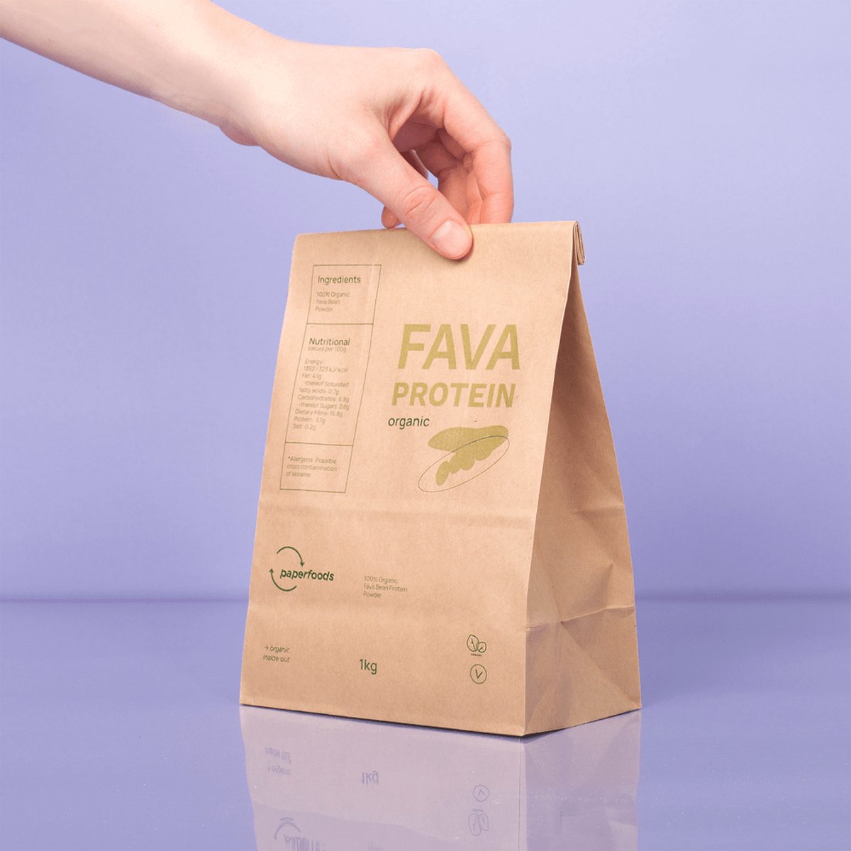 Biologische Proteïne Poeder- Biological Protein Powder - Tuinboon - Fava Bean - 1kg