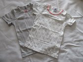 petit bateau , onderhemd , meisje, grijst / creme, poesje, 3j 95