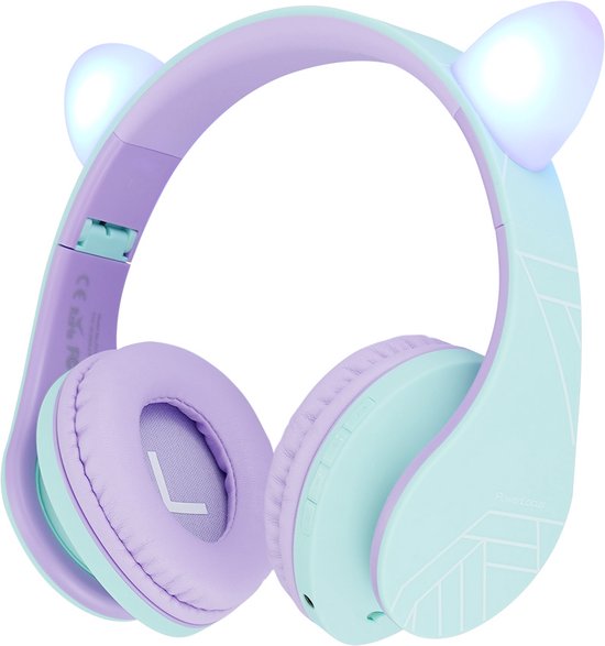 PowerLocus P2 sans fil Sur- Ear casque pliable pour enfants - volume sûr de  85 dB 