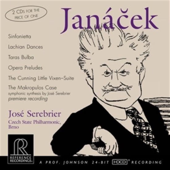 Foto: Czech state philharmonic serebrier janacek sinfonietta etc 2 cd 