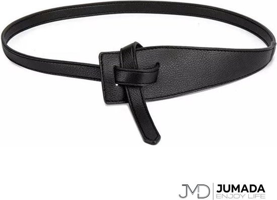 Jumada's Fashion Knoop Riem - Tailleriem - Ceintuur - Jurk Riempje - Damesriem Taille Of Heup - Meisjes - Jonge Dames - Zwart