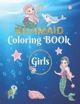 Mermaid Coloring Book for Girls