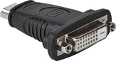 HDMI - DVI-D verloopstekker - Zwart - Allteq