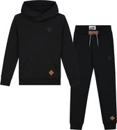 SKURK Kinder Jongens Zwart Hoodie Broek - Tracksuit - Maat 140