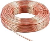 Luidspreker kabel - 0.75mm² - 25 meter - Op rol - Allteq