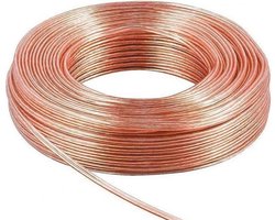 Luidspreker kabel - 2.5mm² - 50 meter - Op rol - Allteq