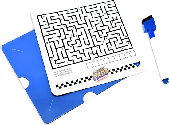 Thumbnail van een extra afbeelding van het spel PuzzlePads - Doolhof race - Bordspel