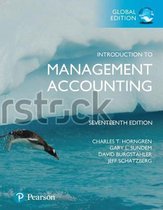 Introduction to Management Accounting Global Edition