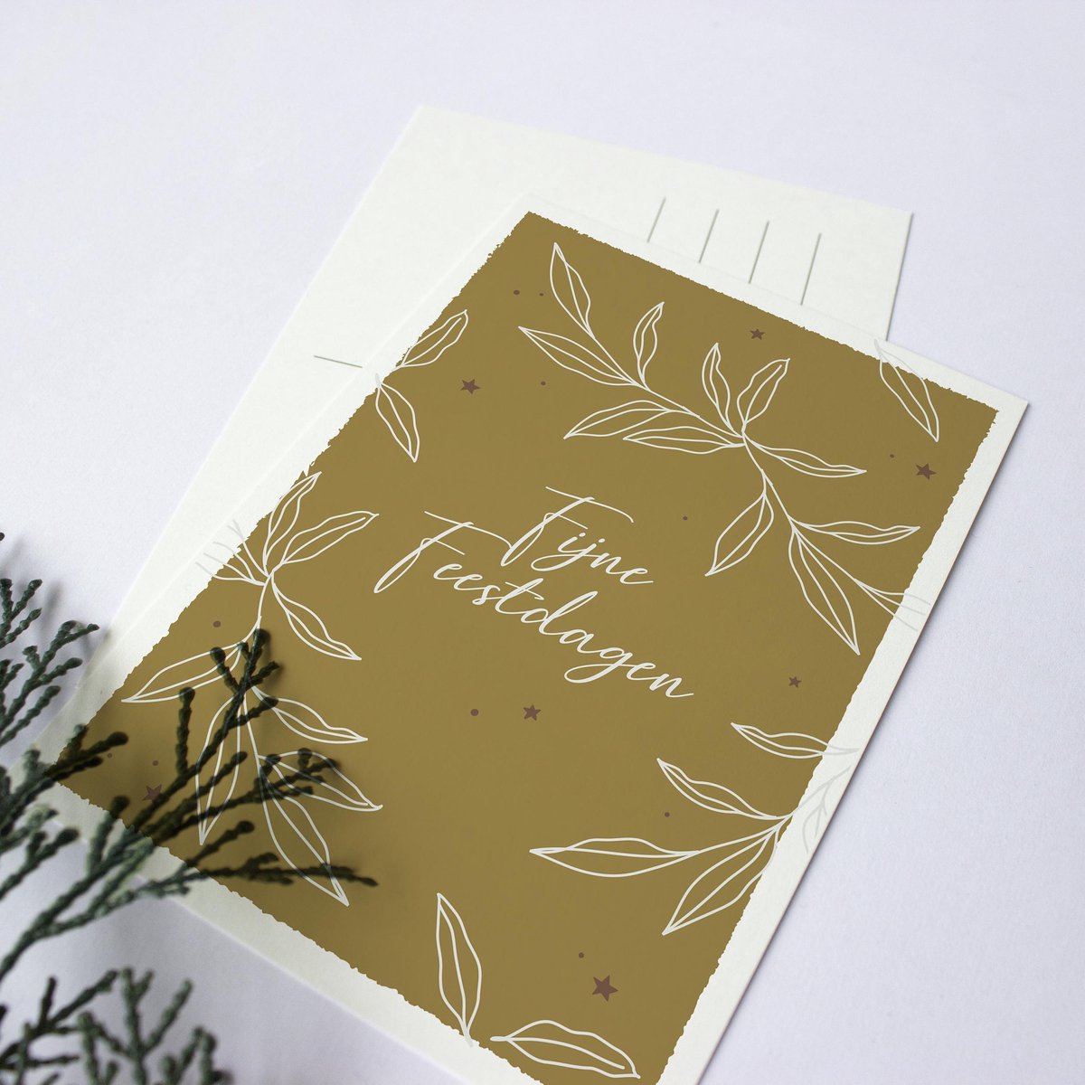 Fabrikten Kerstkaarten - Set - Terra - 24 st