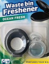 afvalbak verfrisser - prullenbak verfrisser - pedaalemmer verfrisser - Auto luchtverfrisser - luchtverfrisser - geeft uw afvalbak een frisse geur - geur ocean fresh -