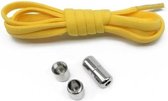veters - (geel) - niet strikken - elastische veters - no tie - schoenveters - sportveters - rond - schoenveters - kinderveters