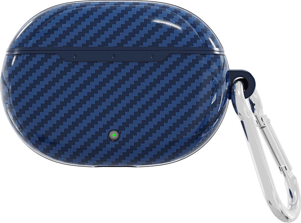 KELERINO. Plastic Hoesje Geschikt voor Beats by Dr. Dre Studio Buds Headset - Blauw