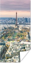 Poster Parijs - Eiffeltoren - Stad - 20x40 cm