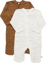 Pippi Pyjamas Junior Katoen Rouille/Blanc 2 Pièces Taille 98