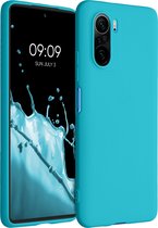 kwmobile telefoonhoesje voor Xiaomi Poco F3 - Hoesje voor smartphone - Back cover in zeeblauw