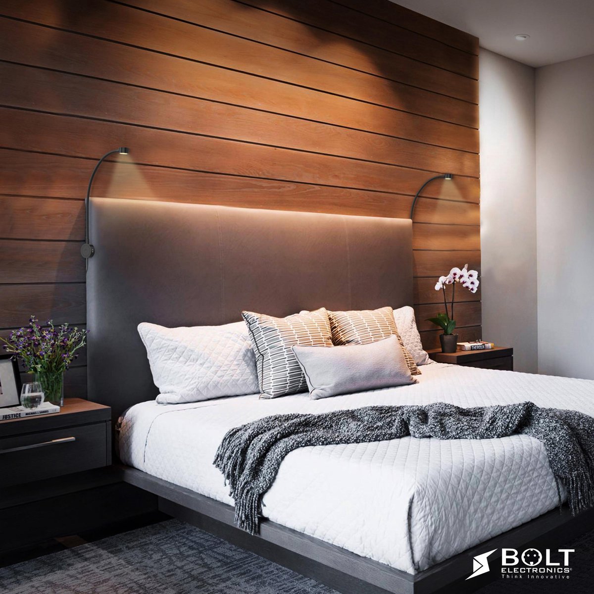 Bolt Electronics ® - Liseuse - Lampe de chevet - Liseuse chambre - Liseuse  lit