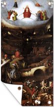 Tuinposter The last judgement - schilderij van Jheronimus Bosch - 30x60 cm - Tuindoek - Buitenposter