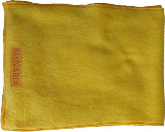 Bluvardi- Antipilling Fleece Sjaal - Geel