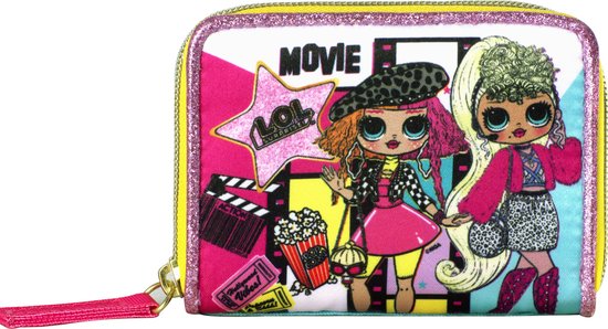 LOL Surprise ! Portefeuille Movie Night - 11,5 x 8 cm - Polyester