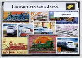 Locomotieven gebouwd in Japan – Luxe postzegel pakket (A6 formaat) : collectie van verschillende postzegels van Japanse locomotieven – kan als ansichtkaart in een A6 envelop - auth