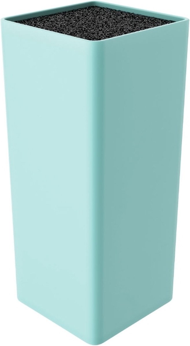 ERNESTO® Messenblok Blauw - Geschikt voor 6 messen - Messenblok met flexibele, beschermende binnenkant