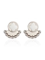 Zatthu Jewelry - N21AW334 - GOIA bloem oorbellen zilver