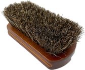 Waxximo Interieur borstel - 5x11cm - 30mm paardenhaar vezels - Bekleding reinigen - Leder reiniging - Leren bekleding schoonmaken -  schoonmaak borstel