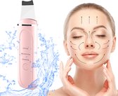 Facial Skin Scrubber - Huidverjongings apparaat - Huidverzorging - Anti Acne - Facelift - Skin scrubber - Anti-aging - Verzacht Rimpels - Kleur Roze