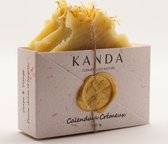 Handgemaakte zeep - romige Calendula zeep - natuurlijke zeep -kalmerend/gevoelige huid -100g