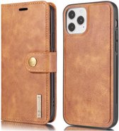 Apple iPhone 13 Pro Hoesje 2-in-1 Book Case en Back Cover Bruin