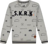 SKURK Sami Kinder Jongens Grijs Sweater - Maat 152