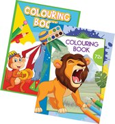 Super Kleurboeken - Pakket - 2 Kleurboeken - Circus - Leeuwen - 125+ kleurplaten