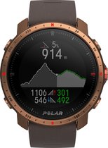 Polar Grit X Pro Premium Outdoor Multisporthorloge  GPS  Copper/Brown