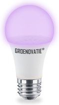 Groenovatie UV LED Lamp - E27 Fitting - 7W - Blacklight - 500lm - 385nm