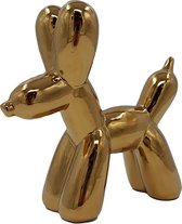 Ballon hond - Honden beeld - Balloon dog - Goud - 19x7x19cm