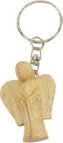 Sleutelhanger - Kerst, engel - Hout - Hout - 8x4x3cm - Indonesie - Sarana - Fairtrade