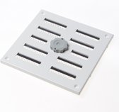 Gavo Grille coulissante - Grille coulissante verrouillable - blanche - 160x160mm - moustiquaire