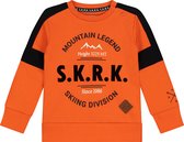 SKURK Sheffield Baby Jongens Oranje Sweater - Maat 68