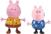 Peppa Pig - Blisterverpakking 2 figuurtjes - GOERGE & PEPPA