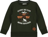 SKURK Stefan Baby Jongens Army Sweater - Maat 80