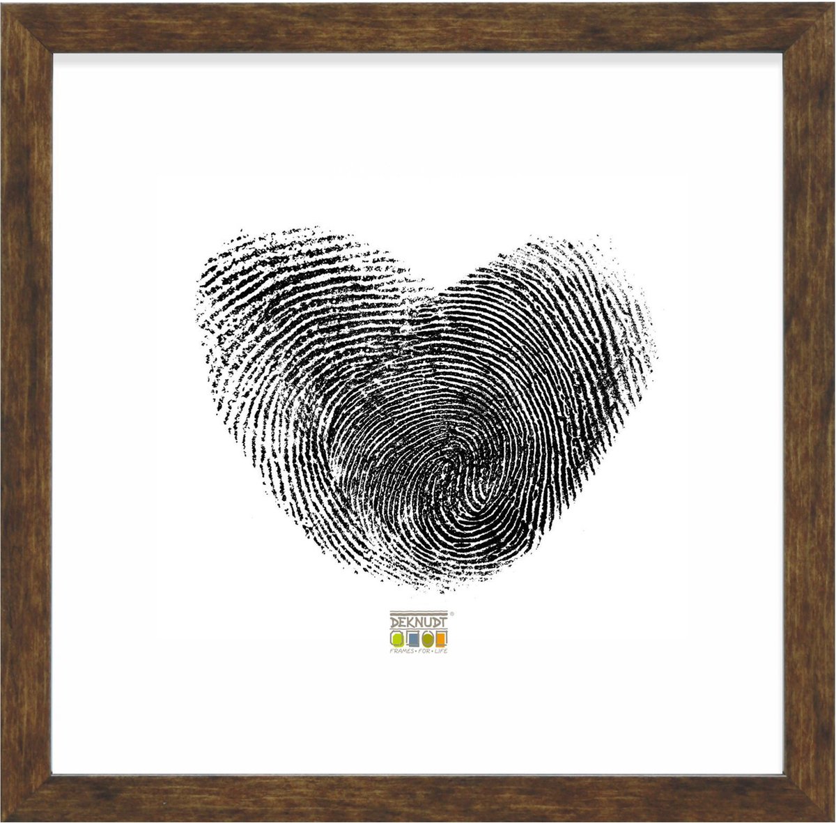 Deknudt Frames Fotolijst - Bruin - S43AH3 - Voor foto: 20x20 cm