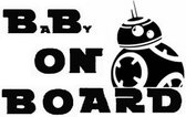Baby On Board (wit) (20x15cm) BB Star Wars