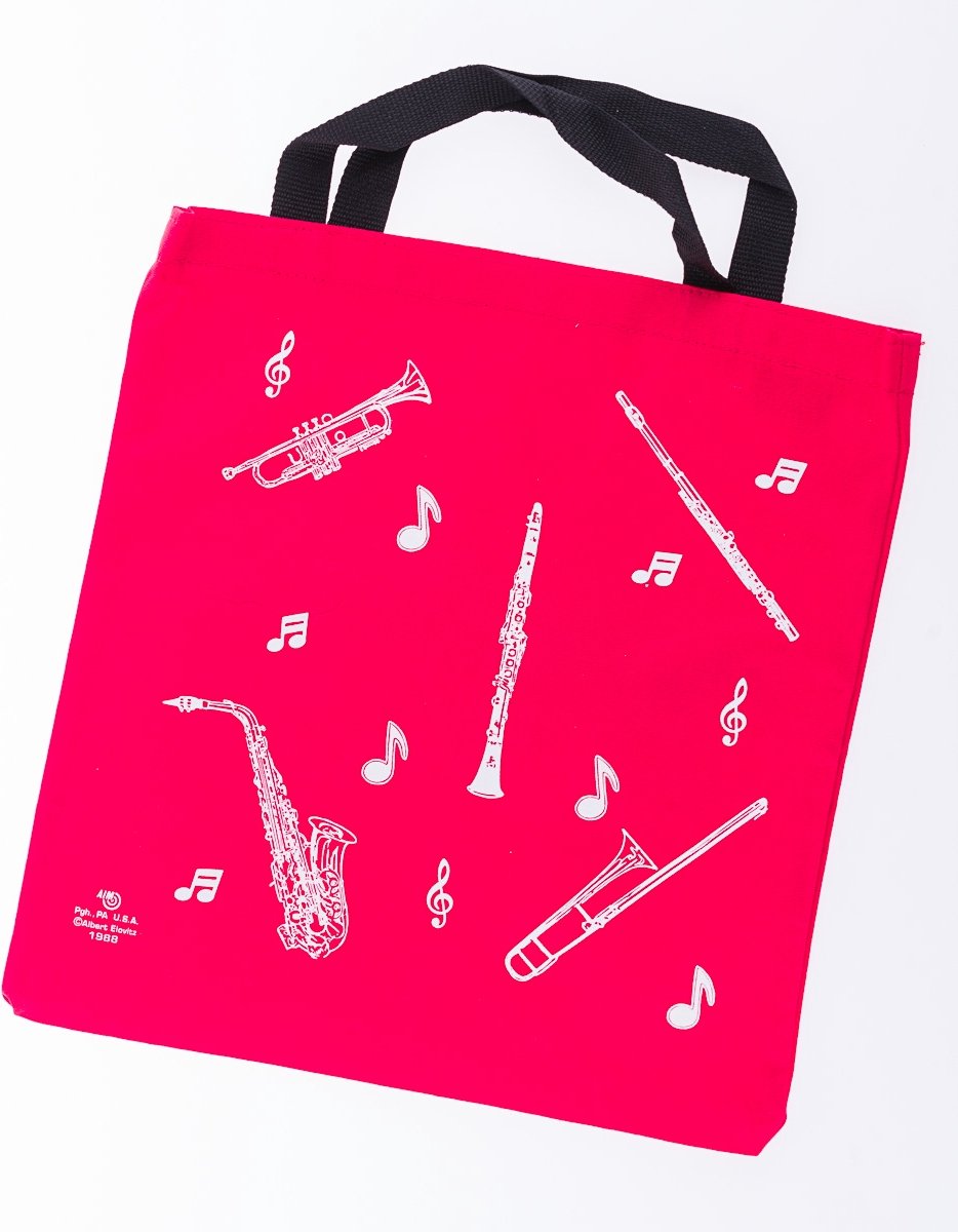 Boodschappentas Blaasinstrumenten, rood
