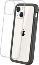 Apple iPhone 13 Hoesje - Rhinoshield - MOD NX Serie - Hard Kunststof Backcover - Graphite - Hoesje Geschikt Voor Apple iPhone 13