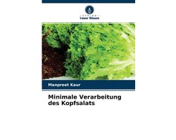 Minimale Verarbeitung des Kopfsalats