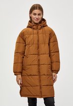 Desires Edith Long Jacket Rubber Brown