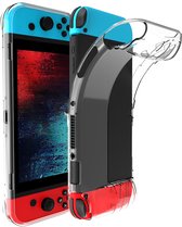Transparante beschermhoes - Geschikt voor Nintendo Switch OLED