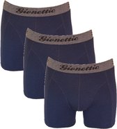 Gionettic heren boxershorts Bamboo | MAAT L | 3-pack | Uni marine